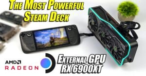 Someone connected a full 4K desktop graphics card to Steam Deck