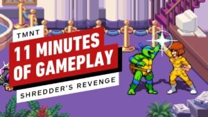 TMNT: Shredders' Revenge - 11 Minutes of Gameplay (1st 2 Stages)