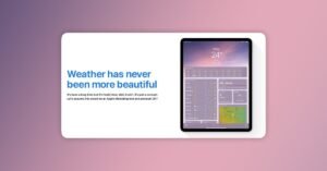The iPad still lacks a Weather app - this is how it should look