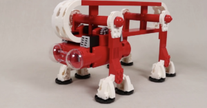 This video teaches you how to build a retro flip-walker toy from LEGO
