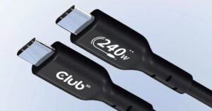 The first 240W USB-C cables just broke the cover