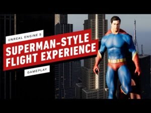 This Superman-style flying experience is completely unreal (Unreal Engine 5 gameplay)