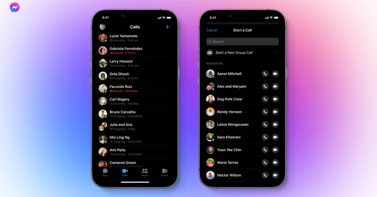Meta adds new tab Call to its Messenger app for iOS and Android